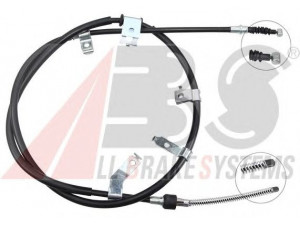 A.B.S. K12079 trosas, stovėjimo stabdys 
 Stabdžių sistema -> Valdymo svirtys/trosai
MN102416