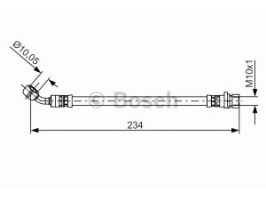 BOSCH 1 987 481 479 stabdžių žarnelė 
 Stabdžių sistema -> Stabdžių žarnelės
01468-SAA-J50
