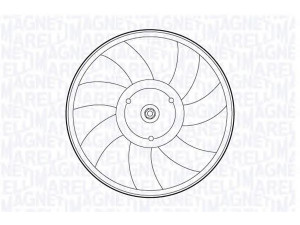MAGNETI MARELLI 069422592010 ventiliatorius, radiatoriaus 
 Aušinimo sistema -> Radiatoriaus ventiliatorius
1 341 056, 13 331 016, 13331016