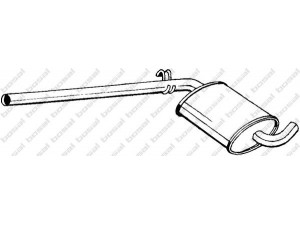 BOSAL 279-355 vidurinis duslintuvas 
 Išmetimo sistema -> Duslintuvas
1L0.253.409AC