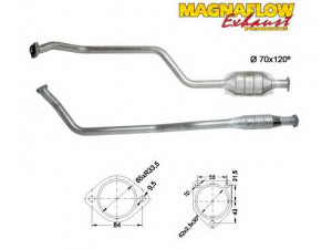 MAGNAFLOW 85050D katalizatoriaus keitiklis 
 Išmetimo sistema -> Katalizatoriaus keitiklis
1244905220