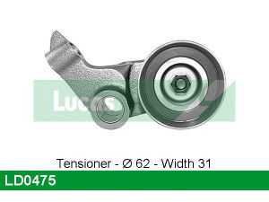 LUCAS ENGINE DRIVE LD0475 įtempiklio skriemulys, paskirstymo diržas
13505-27010, 13505-27010-F