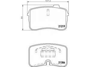 HELLA 8DB 355 008-201 stabdžių trinkelių rinkinys, diskinis stabdys 
 Techninės priežiūros dalys -> Papildomas remontas
441615115E, 441615116E, 441698151