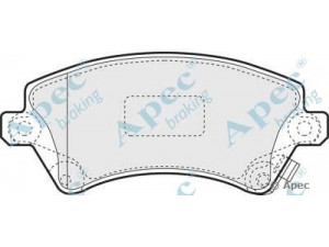 APEC braking PAD1223 stabdžių trinkelių rinkinys, diskinis stabdys 
 Techninės priežiūros dalys -> Papildomas remontas
04465-02150, 0446502061, 0446502130
