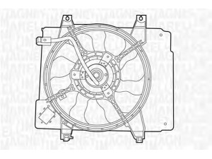 MAGNETI MARELLI 069422323010 ventiliatorius, radiatoriaus 
 Aušinimo sistema -> Oro aušinimas
25380-07100, 2538007100