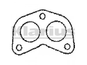 KLARIUS 410075 tarpiklis, išleidimo kolektorius
18114790110