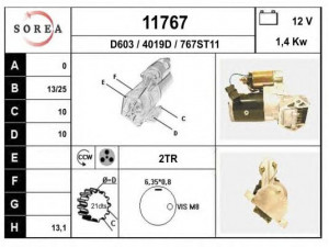 EAI 11767 starteris
2330085E00, 2330085E01, 2330085E02