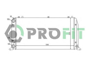 PROFIT PR 0016A2 radiatorius, variklio aušinimas 
 Aušinimo sistema -> Radiatorius/alyvos aušintuvas -> Radiatorius/dalys
893121251A, 893121253A, 893121253A