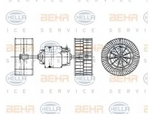 HELLA 8EW 009 159-091 vidaus pūtiklis 
 Šildymas / vėdinimas -> Orpūtė/dalys
129 820 06 42, 129 820 90 42, A 129 820 06 42