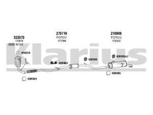 KLARIUS 630920E išmetimo sistema