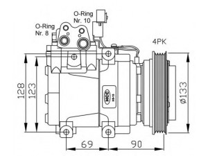 NRF 32446G kompresorius, oro kondicionierius 
 Oro kondicionavimas -> Kompresorius/dalys
977011C250
