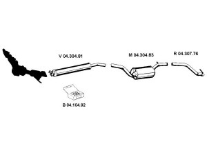 EBERSPÄCHER 042116 išmetimo sistema 
 Išmetimo sistema -> Išmetimo sistema, visa