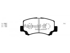 ASHUKI K012-18 stabdžių trinkelių rinkinys, diskinis stabdys 
 Techninės priežiūros dalys -> Papildomas remontas
0 986 424 626/BOSCH, 0 986 AB2 766/BOSCH
