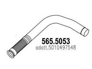 ASSO 565.5053 išleidimo kolektorius 
 Išmetimo sistema -> Išmetimo vamzdžiai
5010317647, 5010497548