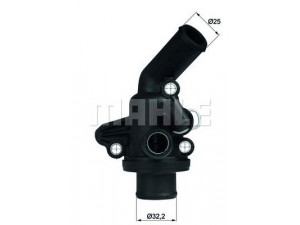 MAHLE ORIGINAL TI 11 87 termostatas, aušinimo skystis 
 Aušinimo sistema -> Termostatas/tarpiklis -> Thermostat
668 203 02 75, 6682030075, 6682030175