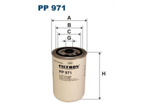 FILTRON PP971 kuro filtras
5001019687, 42538923