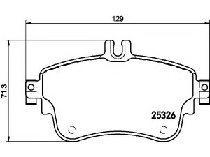 HELLA 8DB 355 019-751 stabdžių trinkelių rinkinys, diskinis stabdys 
 Techninės priežiūros dalys -> Papildomas remontas
0064204820, 0084200420, 84200420