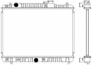 SAKURA  Automotive 1430-0101 radiatorius, variklio aušinimas