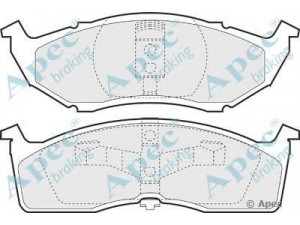 APEC braking PAD978 stabdžių trinkelių rinkinys, diskinis stabdys 
 Techninės priežiūros dalys -> Papildomas remontas
05018595AA, 4882107, 5014527AA