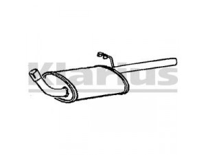 KLARIUS 220071 galinis duslintuvas 
 Išmetimo sistema -> Duslintuvas
5022601, 6153546
