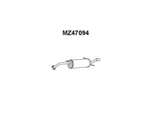 VENEPORTE MZ47094 galinis duslintuvas 
 Išmetimo sistema -> Duslintuvas
FP0940100, FS0840100A, FS0840100D9A