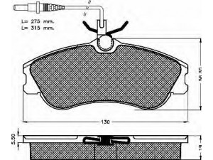 BSF 10426 stabdžių trinkelių rinkinys, diskinis stabdys 
 Techninės priežiūros dalys -> Papildomas remontas
425154, 425155, 425154, 425155