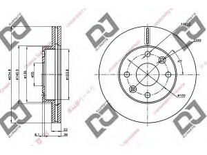 DJ PARTS BD1252 stabdžių diskas 
 Stabdžių sistema -> Diskinis stabdys -> Stabdžių diskas
KDX74-33-251, KDX7433251, MDX74-33251