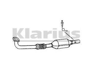 KLARIUS 321305 katalizatoriaus keitiklis 
 Išmetimo sistema -> Katalizatoriaus keitiklis
GEX8075, GEX8089, WCJ000520, WCJ000521