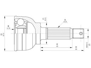 OPEN PARTS CVJ5079.10 jungčių komplektas, kardaninis velenas 
 Ratų pavara -> Sujungimai/komplektas
4410160DD0, 4410160DD1, 4410178010