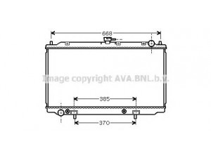 AVA QUALITY COOLING DN2222 radiatorius, variklio aušinimas 
 Aušinimo sistema -> Radiatorius/alyvos aušintuvas -> Radiatorius/dalys
21460BU500, 21460BU501