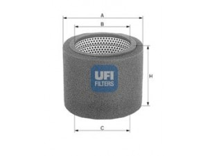UFI 27.065.00 oro filtras 
 Techninės priežiūros dalys -> Techninės priežiūros intervalai
9401445968, 1445-96
