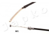 JAPKO 131501 trosas, stovėjimo stabdys 
 Stabdžių sistema -> Valdymo svirtys/trosai
MB858044, MR 205491
