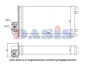 AKS DASIS 189290N radiatorius, variklio aušinimas 
 Aušinimo sistema -> Radiatorius/alyvos aušintuvas -> Radiatorius/dalys
7701205451