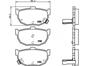 HELLA PAGID 8DB 355 006-411 stabdžių trinkelių rinkinys, diskinis stabdys 
 Techninės priežiūros dalys -> Papildomas remontas
4406061E92, 4406061E94, 4406065E90