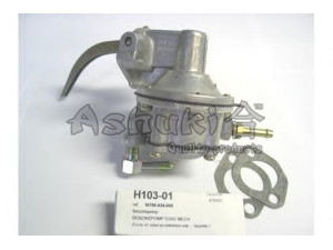 ASHUKI H103-01 kuro siurblys 
 Degalų tiekimo sistema -> Kuro siurblys/dalys -> Kuro siurblys
05-04-405/ASHIKA, 16700-634-003