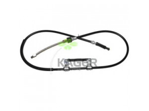 KAGER 19-6163 trosas, stovėjimo stabdys 
 Stabdžių sistema -> Valdymo svirtys/trosai
0K2C044420