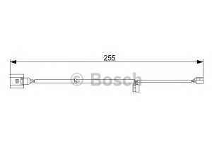 BOSCH 1 987 473 013 įspėjimo kontaktas, stabdžių trinkelių susidėvėjimas 
 Stabdžių sistema -> Susidėvėjimo indikatorius, stabdžių trinkelės
7L0 907 637 C, 955 612 365 20, 955 612 365 30