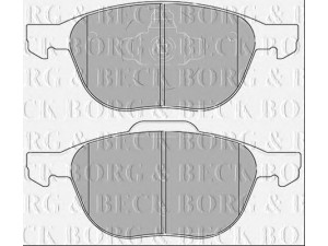 BORG & BECK BBP2456 stabdžių trinkelių rinkinys, diskinis stabdys 
 Techninės priežiūros dalys -> Papildomas remontas
1797211
