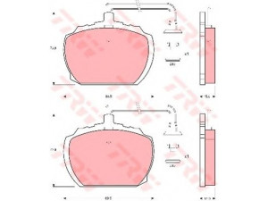 TRW GDB783 stabdžių trinkelių rinkinys, diskinis stabdys 
 Techninės priežiūros dalys -> Papildomas remontas
1605999, GBP268, GBP275, RTGBP3410
