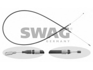 SWAG 10 92 6557 trosas, stovėjimo stabdys 
 Stabdžių sistema -> Valdymo svirtys/trosai
124 420 25 85