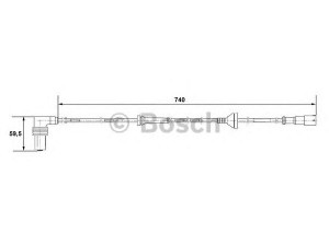 BOSCH 0 265 001 059 jutiklis, rato greitis 
 Elektros įranga -> Jutikliai
34 52 1 155 041