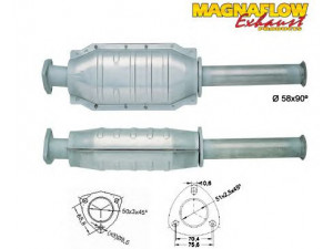 MAGNAFLOW 81810 katalizatoriaus keitiklis 
 Išmetimo sistema -> Katalizatoriaus keitiklis
7787202, 7794796, 7787202, 7794796