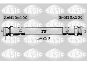 SASIC SBH0166 stabdžių žarnelė 
 Stabdžių sistema -> Stabdžių žarnelės
480665, 96124223, 480665