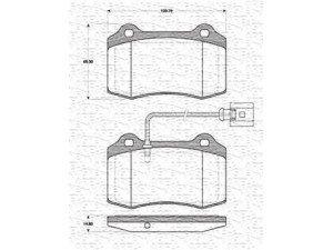 MAGNETI MARELLI 363702161325 stabdžių trinkelių rinkinys, diskinis stabdys 
 Techninės priežiūros dalys -> Papildomas remontas
1ML698151