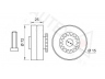 AUTEX 651331 kreipiantysis skriemulys, V formos rumbuotas diržas 
 Diržinė pavara -> V formos rumbuotas diržas/komplektas -> Laisvasis/kreipiamasis skriemulys
7700860217, 7700860217
