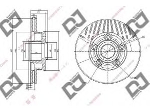 DJ PARTS BD1053 stabdžių diskas 
 Stabdžių sistema -> Diskinis stabdys -> Stabdžių diskas
HE01-33-25X, HE01-33-25XB, HE01-33-25XC