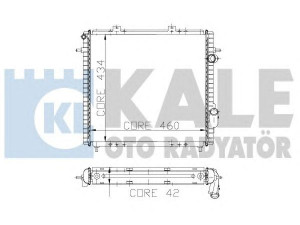 KALE OTO RADYATÖR 208300 radiatorius, variklio aušinimas 
 Aušinimo sistema -> Radiatorius/alyvos aušintuvas -> Radiatorius/dalys
60 06 000 712, 6006000712, 77 01 352 036