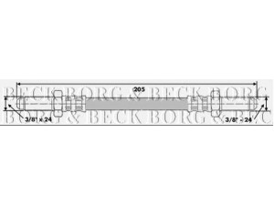 BORG & BECK BBH6540 stabdžių žarnelė 
 Stabdžių sistema -> Stabdžių žarnelės
75061961, 75061961, GBH 250, GBH173
