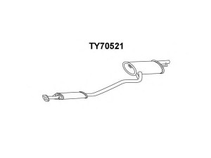 VENEPORTE TY70521 galinis duslintuvas
174300D060, 174300D070, 174300H010