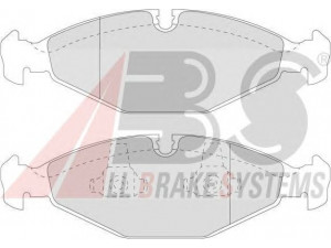 A.B.S. 36812 stabdžių trinkelių rinkinys, diskinis stabdys 
 Techninės priežiūros dalys -> Papildomas remontas
JLM 11058